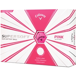 Callaway Supersoft 19 Pink Golf Balls - 1 Dozen