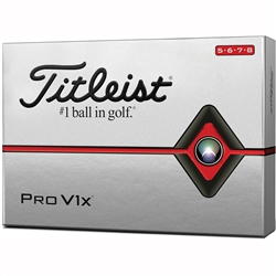 Titleist 2019 Pro V1x High Number Golf Balls - 1 Dozen