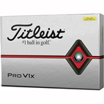 Titleist 2019 Pro V1x Yellow Golf Balls - 1 Dozen