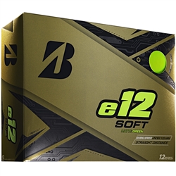 Bridgestone e12 Soft Matte Green Golf Balls - 1 Dozen