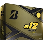 Bridgestone e12 Soft Matte Yellow Golf Balls - 1 Dozen