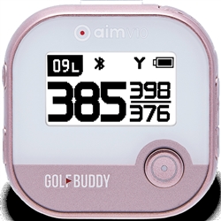 Golfbuddy aim V10 GPS Rangefinder - Rose Gold/Black