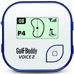 Golfbuddy Voice 2 GPS Rangefinder - White/Blue