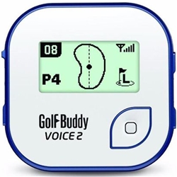 Golfbuddy Voice 2 GPS Rangefinder - White/Blue