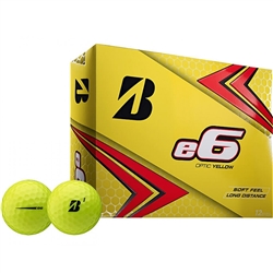 Bridgestone 2019 E6 Yellow Golf Balls - 1 Dozen