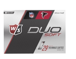 Wilson DUO Soft NFL Atlanta Falcons Golf Balls - 1 Dozen