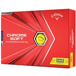Callaway Chrome Soft Triple Track 2020 Golf Balls - Yellow