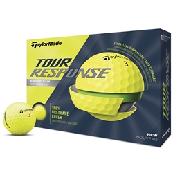 TaylorMade Tour Response Yellow Golf Balls - 1 Dozen