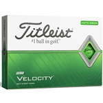 Titleist Velocity Matte Green Golf Balls - 1 Dozen