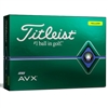 Titleist AVX Yellow Golf Balls - 1 Dozen