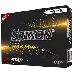 Srixon Z-Star White Golf Balls - 1 Dozen