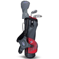 US Kids UL39-s 3 Club Carry Set - Grey/Red Bag