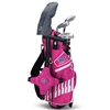 US Kids UL42-s 4 Club Stand Set - Pink/White Bag