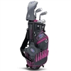 US Kids UL45-s 4 Club Stand Set - Grey/Pink Bag