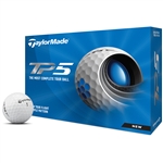TaylorMade TP5 21 White Golf Balls - 1 Dozen