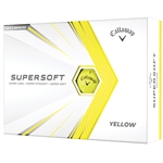 Callaway Supersoft 21 Yellow Golf Balls - 1 Dozen
