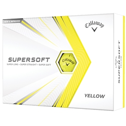 Callaway Supersoft 21 Yellow Golf Balls - 1 Dozen