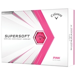 Callaway Supersoft 21 Pink Golf Balls - 1 Dozen