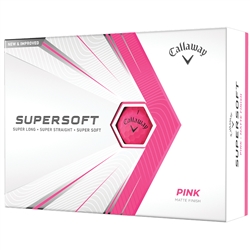 Callaway Supersoft 21 Pink Golf Balls - 1 Dozen