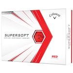 Callaway Supersoft 21 Red Golf Balls - 1 Dozen