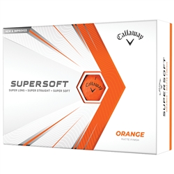 Callaway Supersoft 21 Orange Golf Balls - 1 Dozen