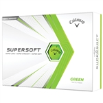 Callaway Supersoft 21 Green Golf Balls - 1 Dozen