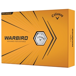 Callaway Warbird 21 White Golf Balls - 1 Dozen