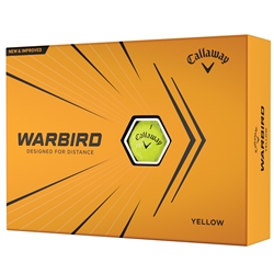 Callaway Warbird 21 Yellow Golf Balls - 1 Dozen