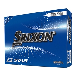 Srixon Q-Star White Golf Balls - 1 Dozen