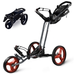 Sun Mountain Pathfinder PX3 Push Cart - Magnetic Grey/Red