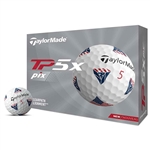 TaylorMade TP5x Pix USA Golf Balls - 1 Dozen