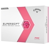 Callaway SuperSoft 2023 Pink Golf Balls - 1 Dozen