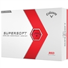 Callaway SuperSoft 2023 Red Golf Balls - 1 Dozen
