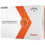 Callaway SuperSoft 2023 Orange Golf Balls - 1 Dozen