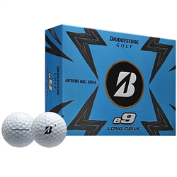 Bridgestone e9 Long Drive White Golf Balls - 1 Dozen