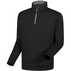 Footjoy Men's Half-Zip Pullover - Black