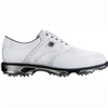 Footjoy Dryjoys Tour Men's Golf Shoes - White/White Croc