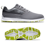 FootJoy Superlites XP Men's Spikeless Golf Shoes - Gray/Gray/Lime