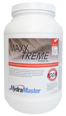 Maxxtreme Heavy Duty Powdered Pre-spray For Extremely Soiled Carpeting and Tile