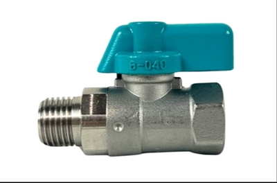 1/4''FP x 1-4''MP Shorty Ball Valve
