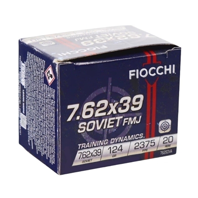 Fiocchi  124gr FMJ 762X39 1000rds