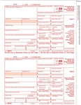 1099-B Copy A 2-Up Pack of 25 Sheets