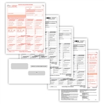 W-2C Preprinted 50 Sheet 6-pt Set with Envelopes