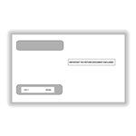 W-2 4Down Double Window Envelope