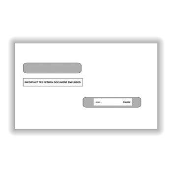 4up 1099R Double Window Envelope