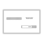 4up 1099R Diagonal Seam Double Window Envelope