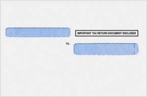 W-2 4UP Double Window Envelope - Self Adhesive