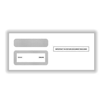 Double Window Multi-Account Envelope - Self Adhesive
