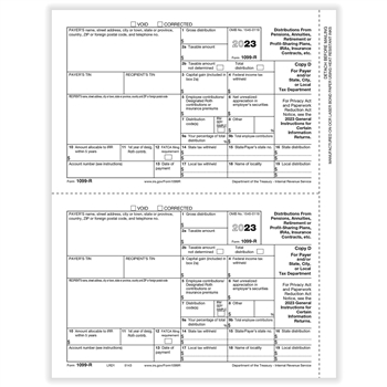 1099-R Copy D/1 Payer/State