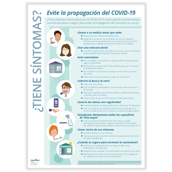 Corona Virus (COVID-19), Got Symptoms? Stop the Spread Poster (Spanish)